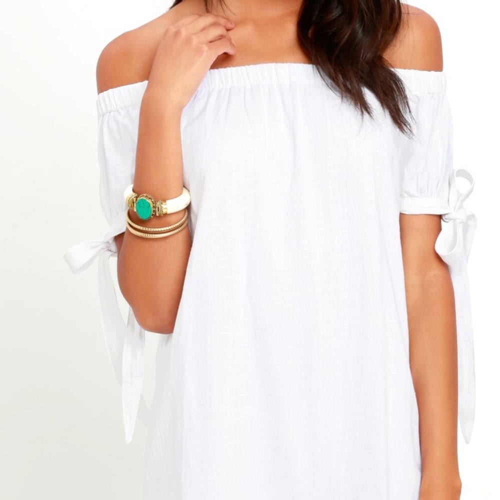 OFF-THE-SHOULDER DRESS - Picture 5 of 5